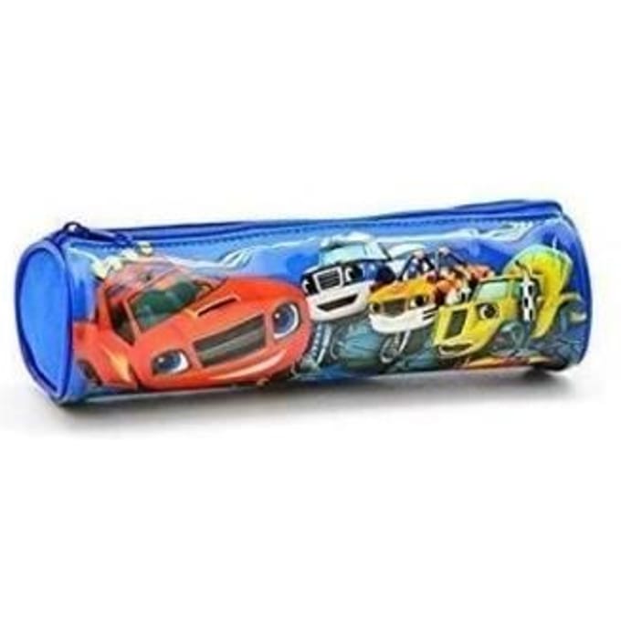 Trousse ronde - Blaze - 20x6 cm - Bleu - Enfant - Synthétique