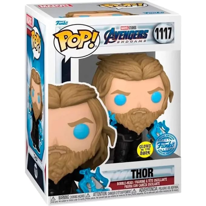 Funko Pop! Marvel: Avengers Endgame - Thor with Thunder #1117 - Exclusive - CONFIDENTIAL