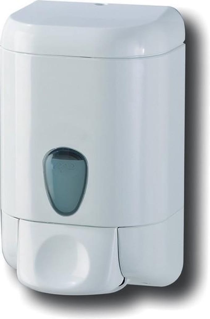 Marplast zeepdispenser 615 – Professionele Kwaliteit – Wit – 1000 ml – Losse navulzeep – Geschikt voor openbare ruimten