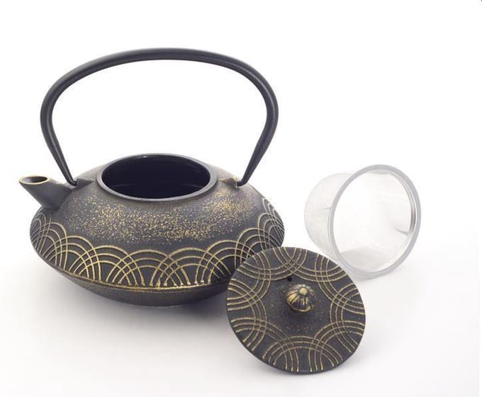 Theepot - Gietijzeren theepot - Anhao - 850 ml
