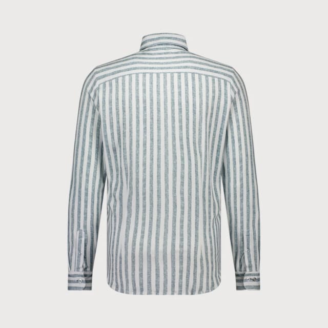 Blue Industry Streepmotief jersey overhemd |