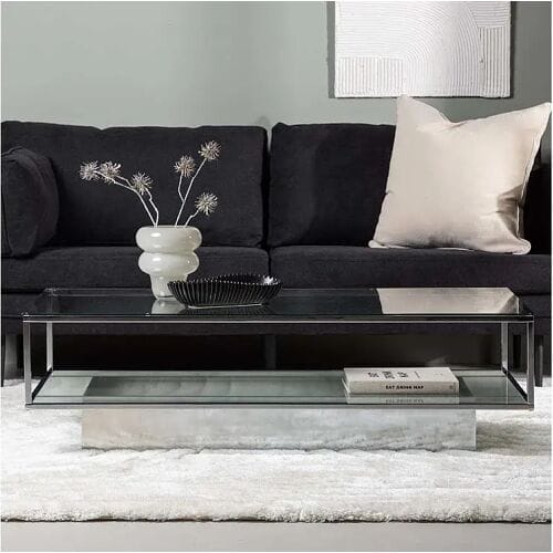 Maglehem salontafel glas.