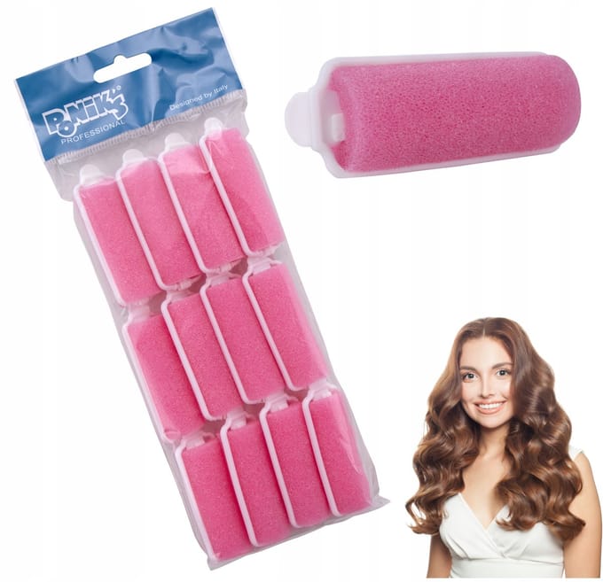 Poniks Haarrollers Gummy Spiraal - Voor Krullen - 22mm 12 stuks