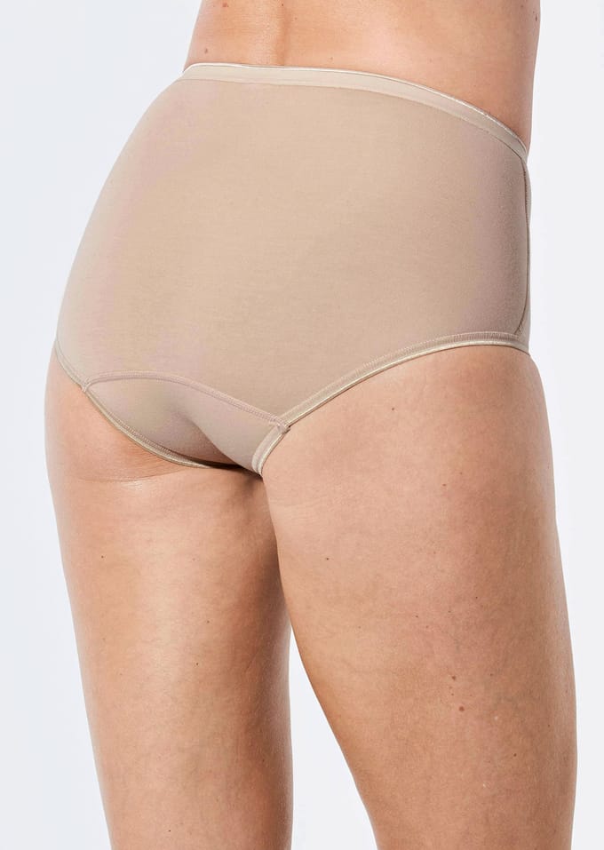 Corrigerende tailleslip - karamel - Gr. 48 van Goldner Fashion