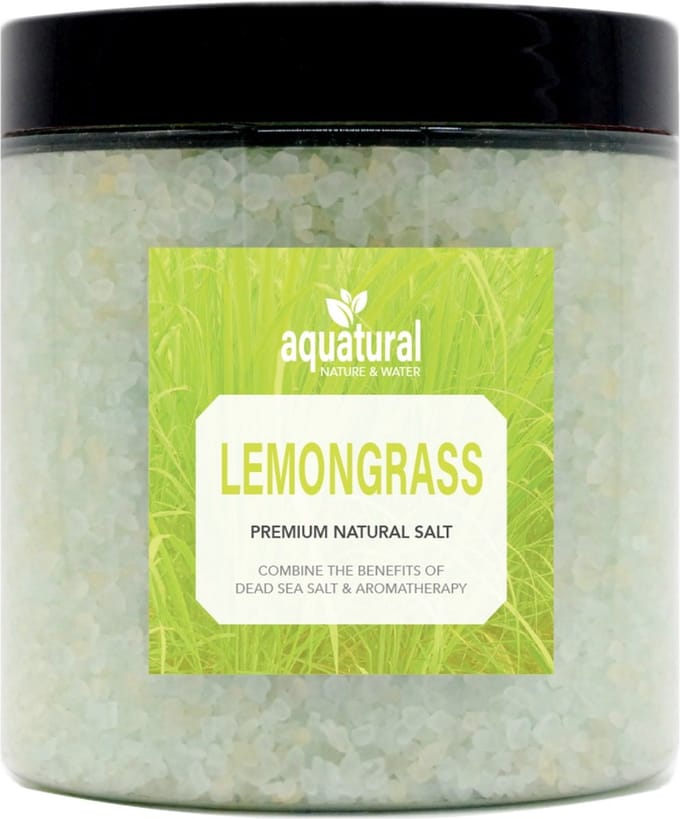 Aquatural Citroengras Badzout - 350 g - bad kristallen