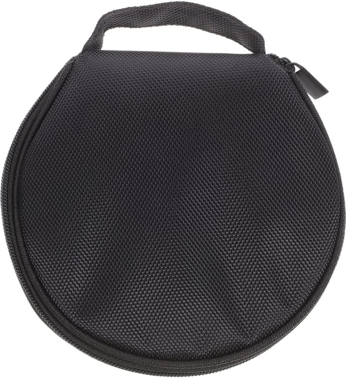 Cosensi- CD-Etui Draagbaar - Ronde DVD-Houder - Ritssluiting - 20 Capaciteit - Opbergtas - Compact Design