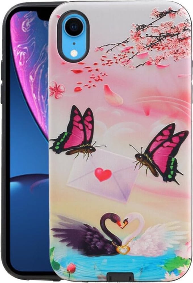 Vlinder Design Hardcase Backcover - Hoesje Geschikt voor iPhone XR