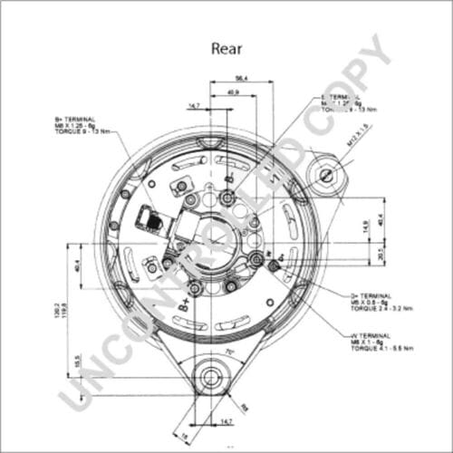 Driefasige generator PRESTOLITE ELECTRIC 1277A700