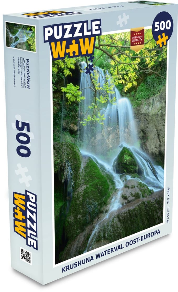 Puzzel Krushuna waterval Oost-Europa - Legpuzzel - Puzzel 500 stukjes
