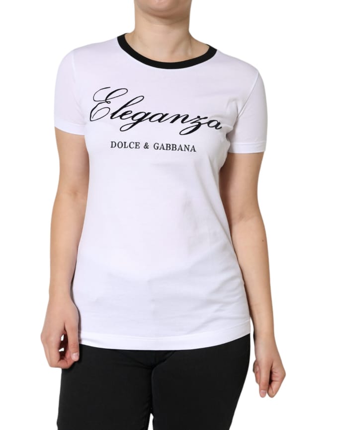 Eleganza T-shirt Korte Mouwen Ronde Hals