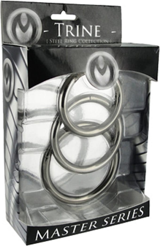 Master Series cockring Trine Stalen Ringen Collectie