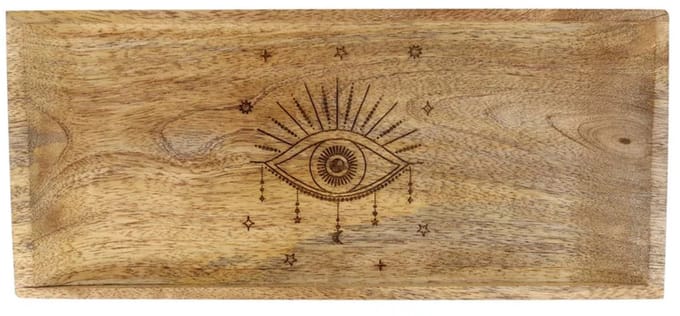 Dienblad Alziend Oog Mangohout - 29 cm x 13 cm