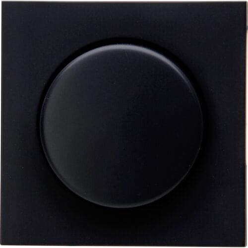 KOPP - Afdekplaat/Centraalplaat - Athenis HK07 - Dimmer - Mat Zwart
