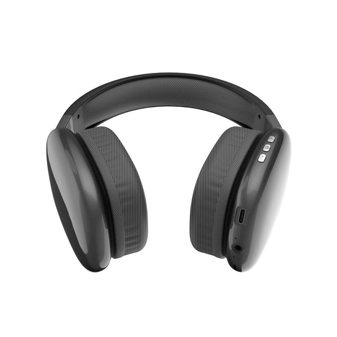PG02 Hoofdtelefoon Bluetooth Ruisonderdrukking Headset Draadloze HiFi Stereo TYPE-C Opvouwbare Hoofdtelefoon met Microfoon zilver