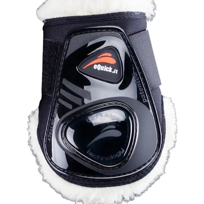 eQuick eShock Legend Fetlock Boots Medium - Bruin