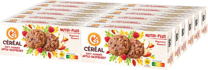 12x Céréal Koekjes Appel-Framboos 138 gr