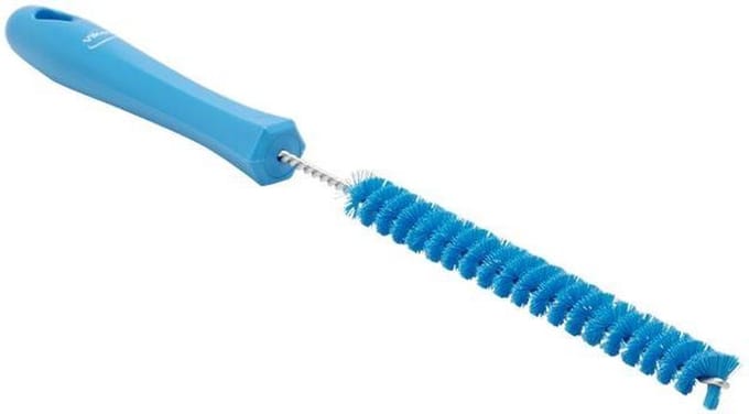 Vikan Afvoerborstel blauw harde vezels ø15x310mm - 5360-3
