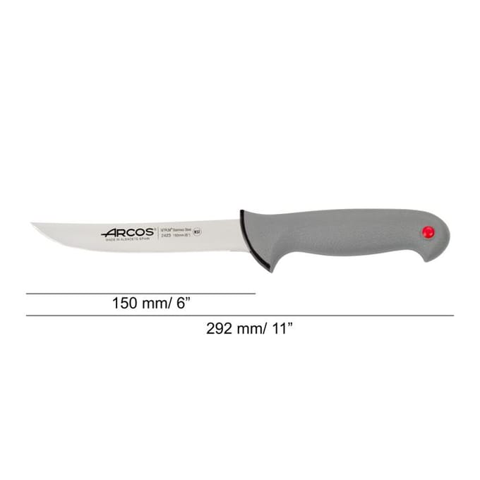 ARCOS Colour Prof uitbeenmes - 2300 - 15cm mes van NITRUM roestvrij staal