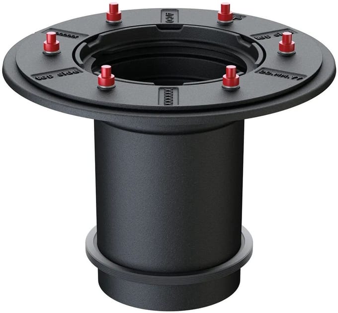 ACO Dakafvoer Passavant Spin bovendeel DN125/DN150/Jet DN80 Gietijzer/Persflens, 7044.10.22