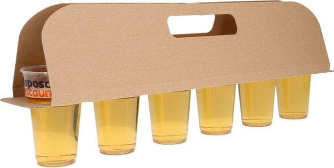 20x Draagtray Bier Tasje & Beer Bag voor diverse bekers