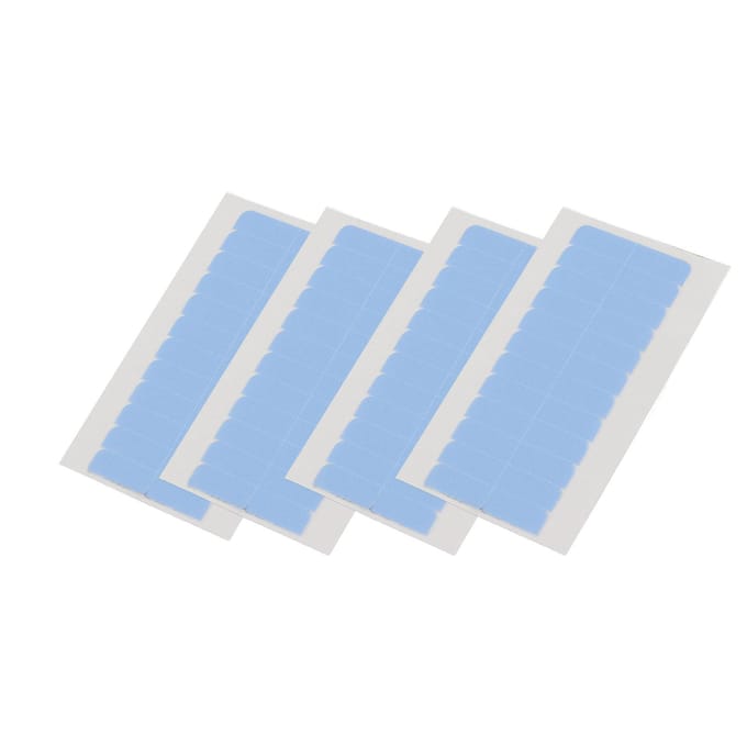 60 Stuks Set Skin Weft Haarverlenging Lijm Dubbelzijdig Super Tape Tab Beauty Tool white