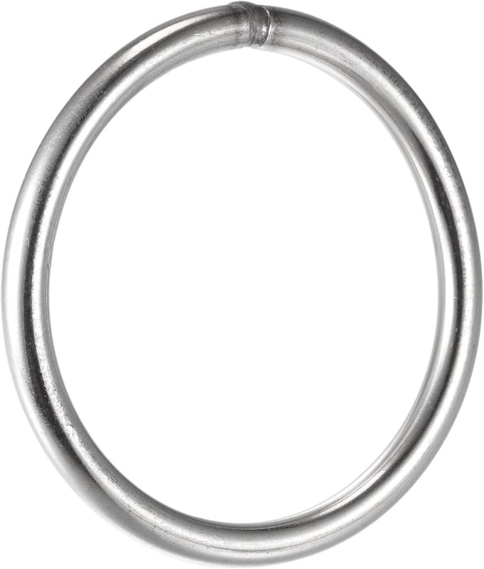 Dailygoods - Roestvrij Stalen O-ring 120 mm voor Hangende Objecten