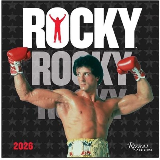 Rocky 2026 Wall Calendar - Metro-Goldwyn-Mayer Studios