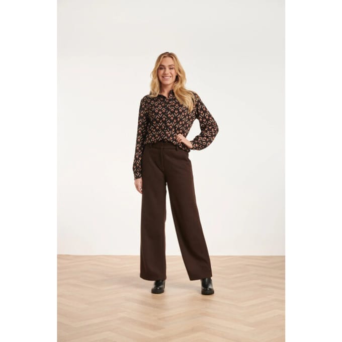 Smashed Lemon 24581 e wijde pijpen broek |