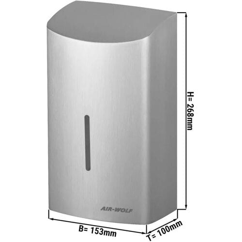 AIR-WOLF Handdroger met infraroodsensor - RVS Zilver