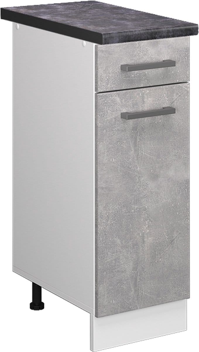 Vicco R-Line Keukenonderkast – 30 cm, WB Antraciet Beton