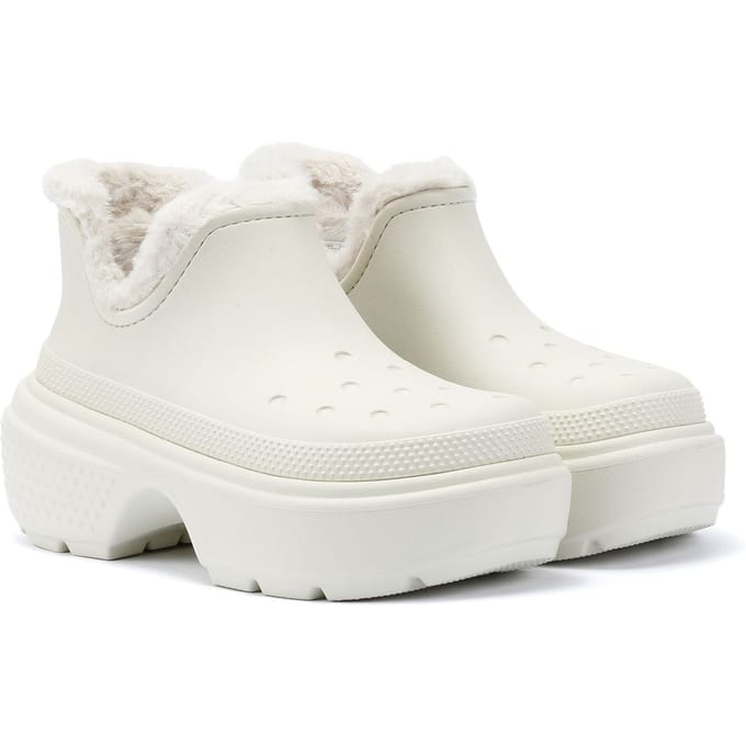 Crocs Stomp - Dames Lined Shorty Boot - Platform - Linen Kleur