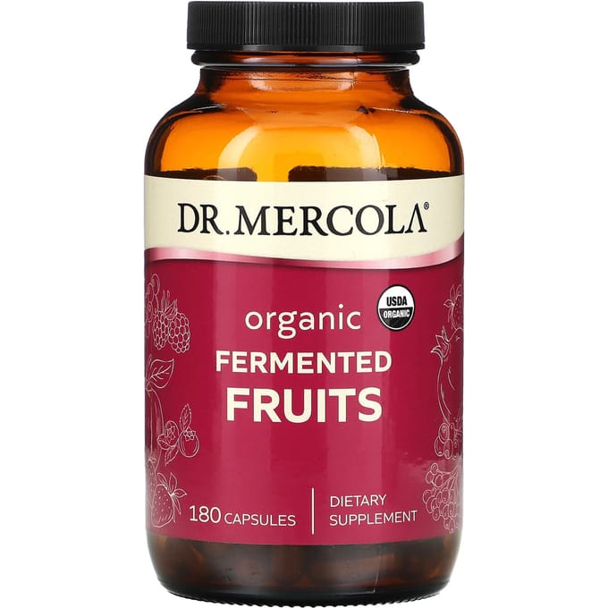 Dr. Mercola, Fruits Fermentés Biologiques, 180 Capsules
