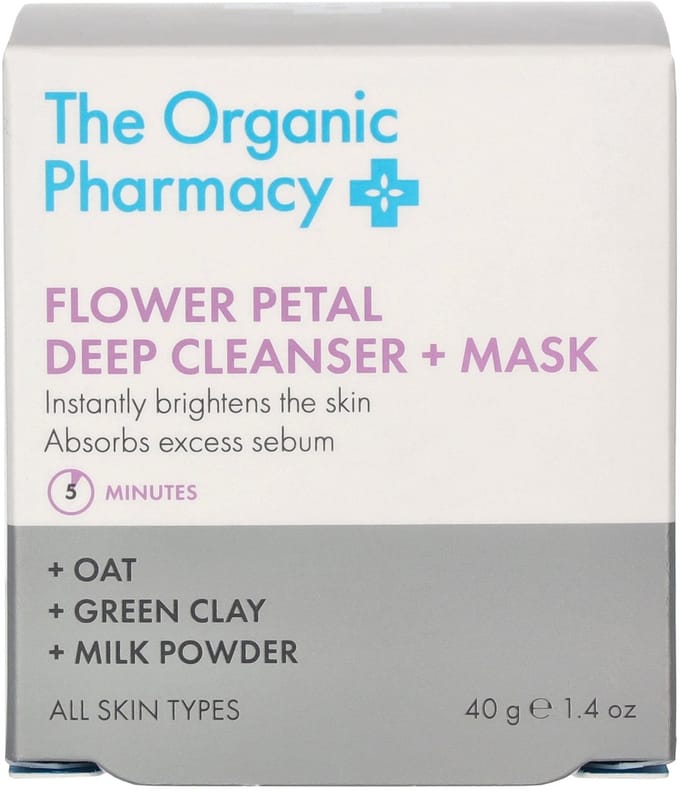 The Organic Pharmacy - Flower Petal Deep Cleanser & Mask - 40 ml