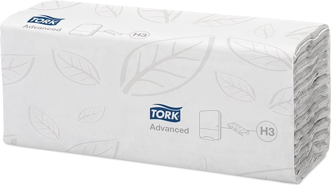 Handdoek Tork H3 290264 Advanced 2laags 31x25cm 20x120st