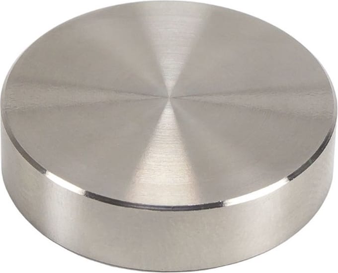 4 stuks - RVS Afdekkapjes voor schroeven - 25mm - Zilver
