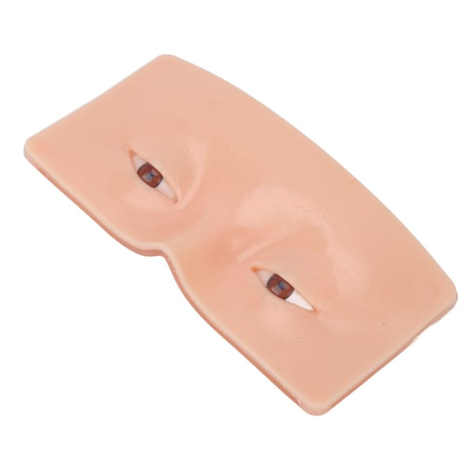 Make-up Oefenbord Wenkbrauwen Stick Wimper Professioneel Nep Oefenhuid Masker voor Beginner white