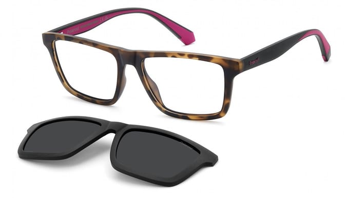 Polaroid PLD D590/C Matte havana 55/16/145 MAN Brilmonturen