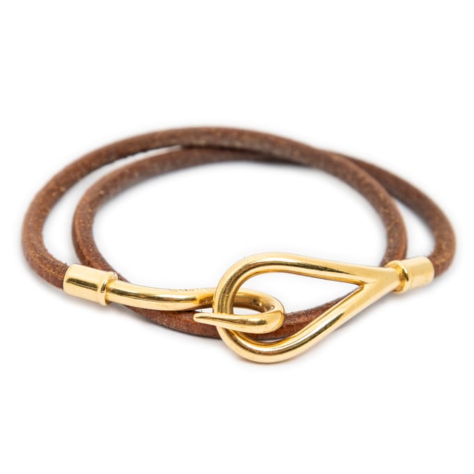 Jumbo Hook Double Tour Bracelet   armband