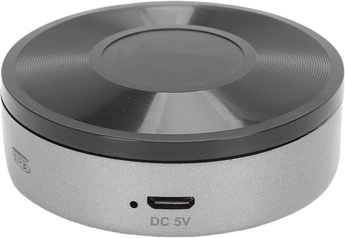 Draadloze Muziek Ontvanger - Audio Adapter - Multi Room Streaming - App Bediening - 9x9x6 cm