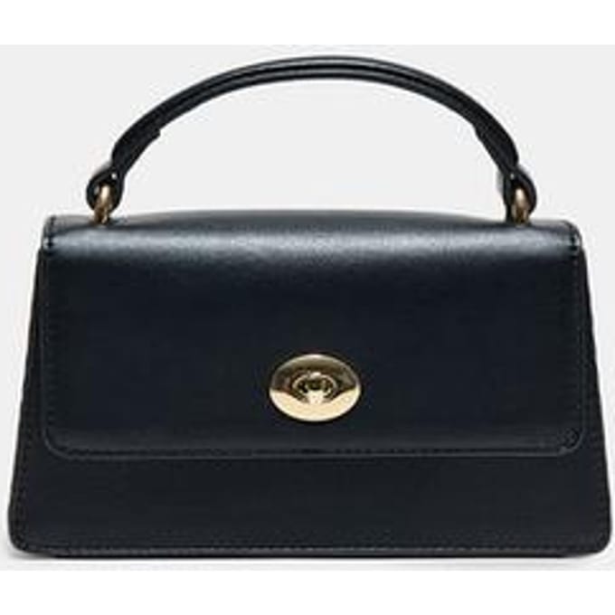 Stradivarius Stijve schoudertas met studs-sluiting  Zwart OS