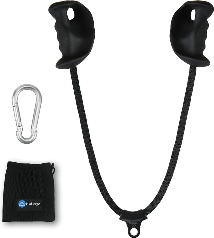 Pull Down Triceps Rope, Heavy Duty Triceps Bicep Exercise Attachment for Pulley Machines, Gym, Pulley System, Training, Comfortable and Non-Slip