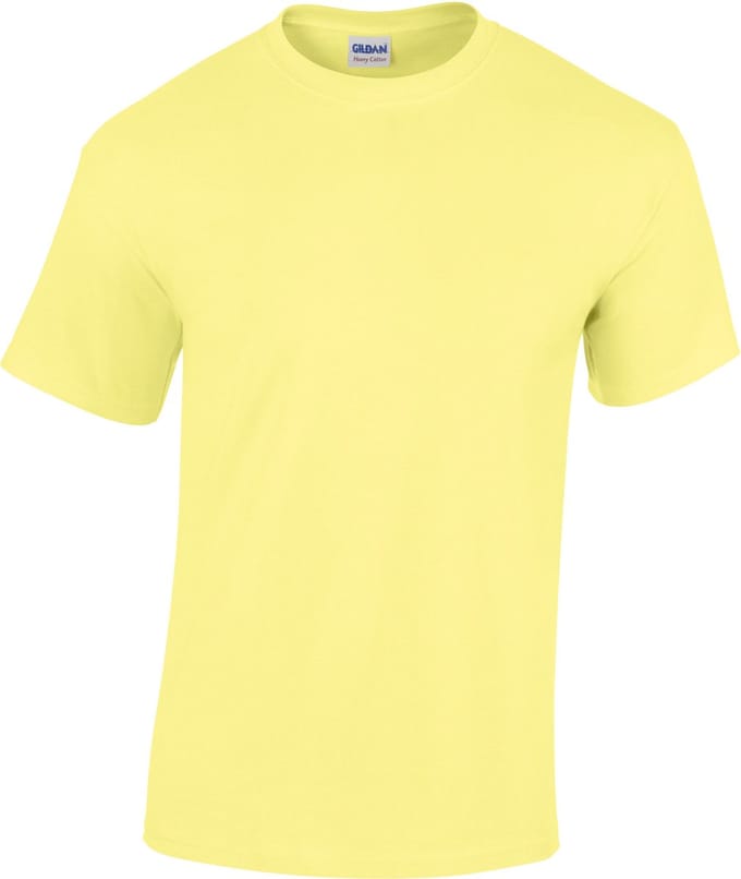 Gildan - Heavy Cotton™ Adult T-Shirt - Cornsilk - M