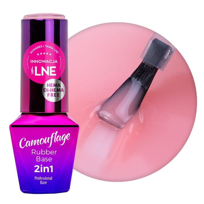 MollyLac Gentle Fluidy - Rubber Base Camouflage - 2w1 - HEMA/Di-HEMA Vrij - 10g