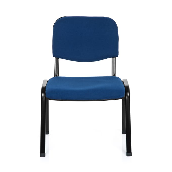 hjh OFFICE XT 600 XL - Vergaderstoel / bezoekerstoel - Blauw - Stof