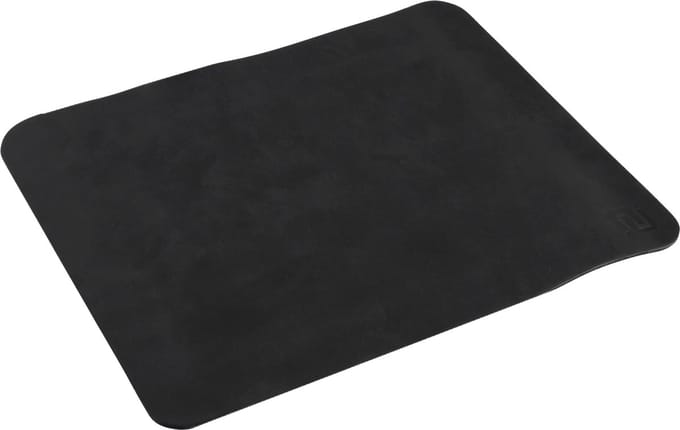 NEGOTIA Elite - Leren Muismat / Mousepad - 100% Luxe Top-Grain Leer - Zwart