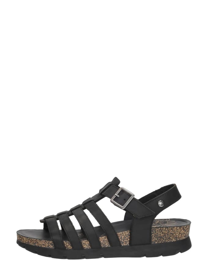 Panama Jack Sasha Sandalen Plat - zwart - Maat 41