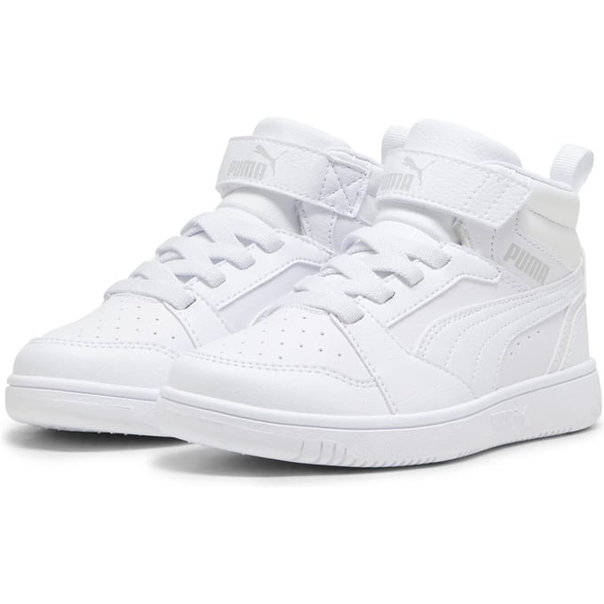 PUMA Puma Rebound V6 Mid AC+ PS Unisex Sneakers - PUMA White-Cool Light Gray