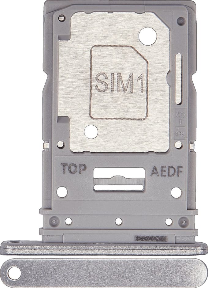 For Samsung Galaxy A54 (SM-A546) Sim Card Tray (Silver) -U