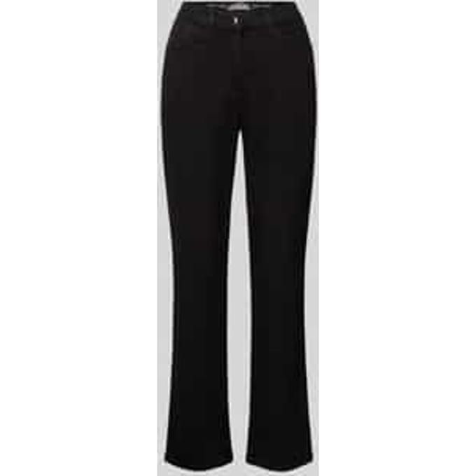 Raphaela by Brax Dames Jeans  Style PATTI STRAIGHT BLACK, denim zwart, maat 38