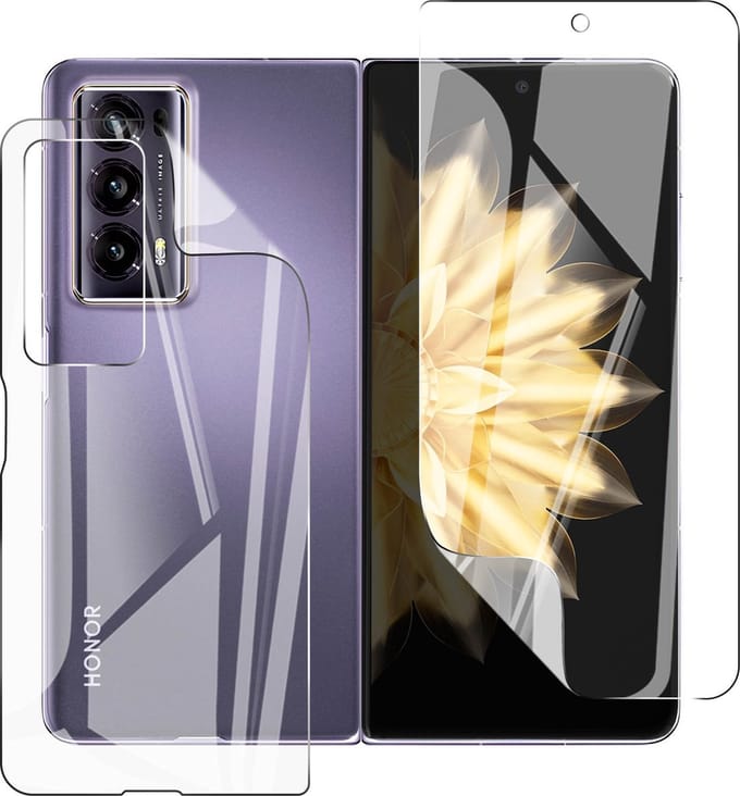 iMak, Schermbeschermer voor Honor Magic V2 / V3 Hydrogel Flexibel, Transparant